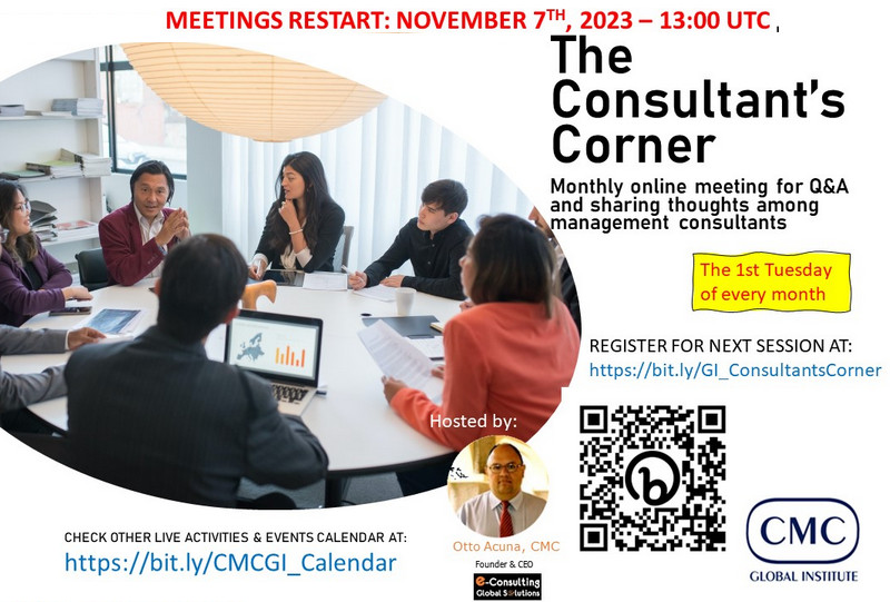 CMC-Global Institute - The Consultants Corner 2024